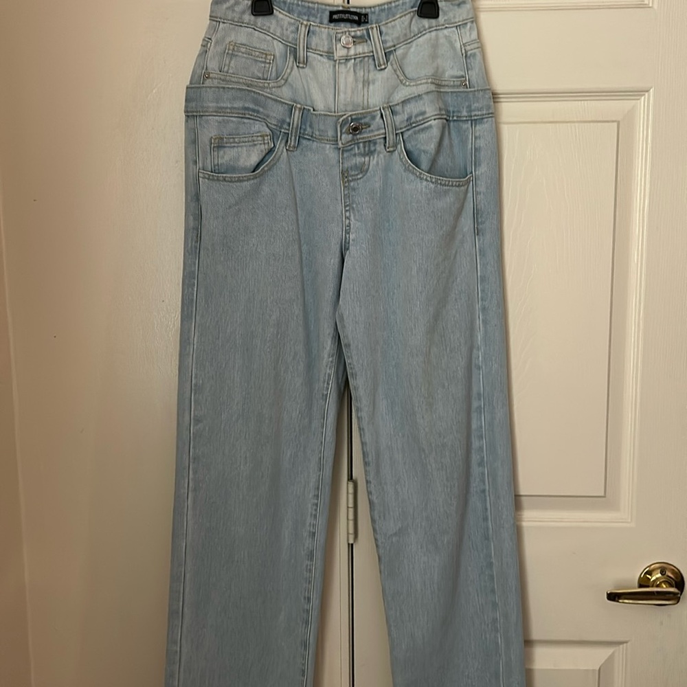 Women Denim Double Jeans
